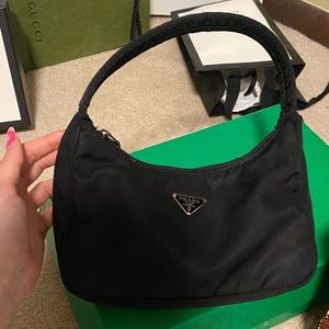 Vintage Prada Tessuto Nylon Shoulder Bag